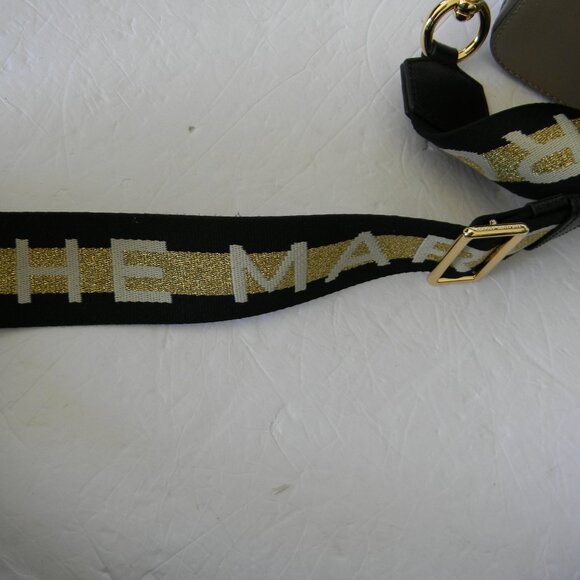 MARC JACOBS SNAPSHOT COLORBLOCK NEUTRAL COLORS SAFFIANO LEATHER CROSSBODY BAG - Picture 4 of 11